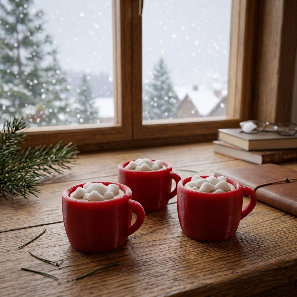 Cozy Hot Cocoa Cup Fidget Clicker