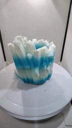 Crystalline Frost Iceberg Dice Tower & Can Holder