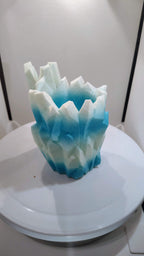 Crystalline Frost Iceberg Dice Tower & Can Holder