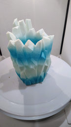 Crystalline Frost Iceberg Dice Tower & Can Holder