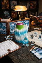 Crystalline Frost Iceberg Dice Tower & Can Holder