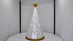 Christmas Tree Lamp with Star Pattern