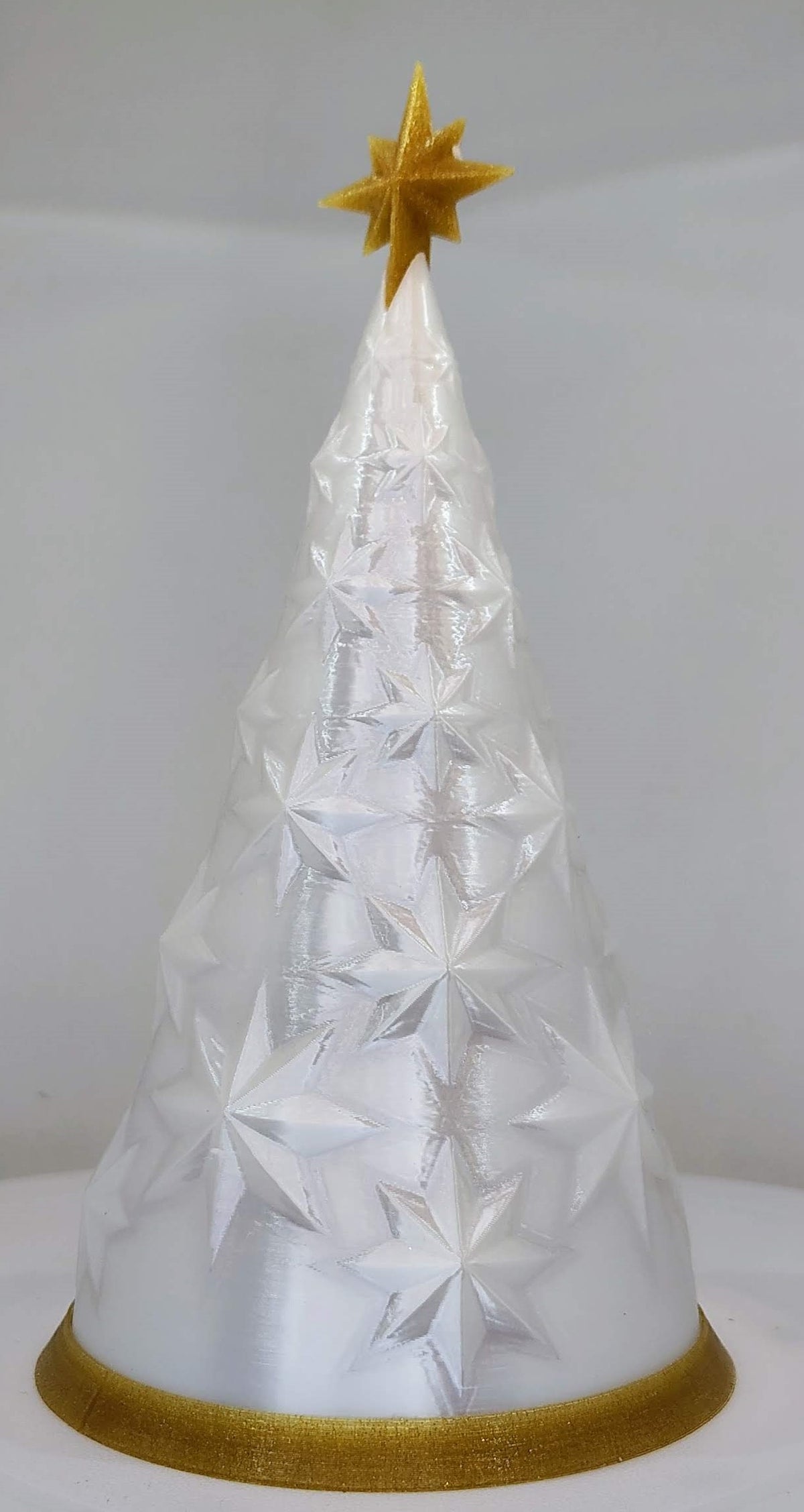 Christmas Tree Lamp with Star Pattern