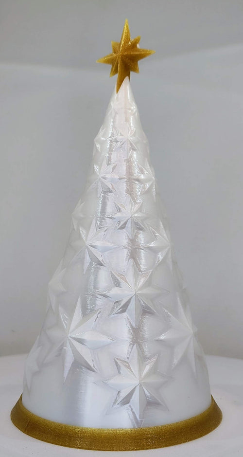 Christmas Tree Lamp with Star Pattern