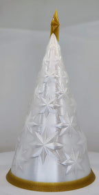 Christmas Tree Lamp with Star Pattern