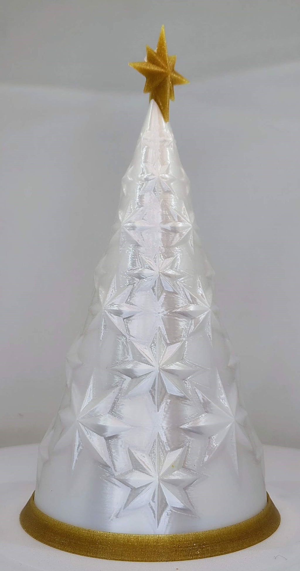 Christmas Tree Lamp with Star Pattern