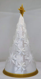 Christmas Tree Lamp with Star Pattern