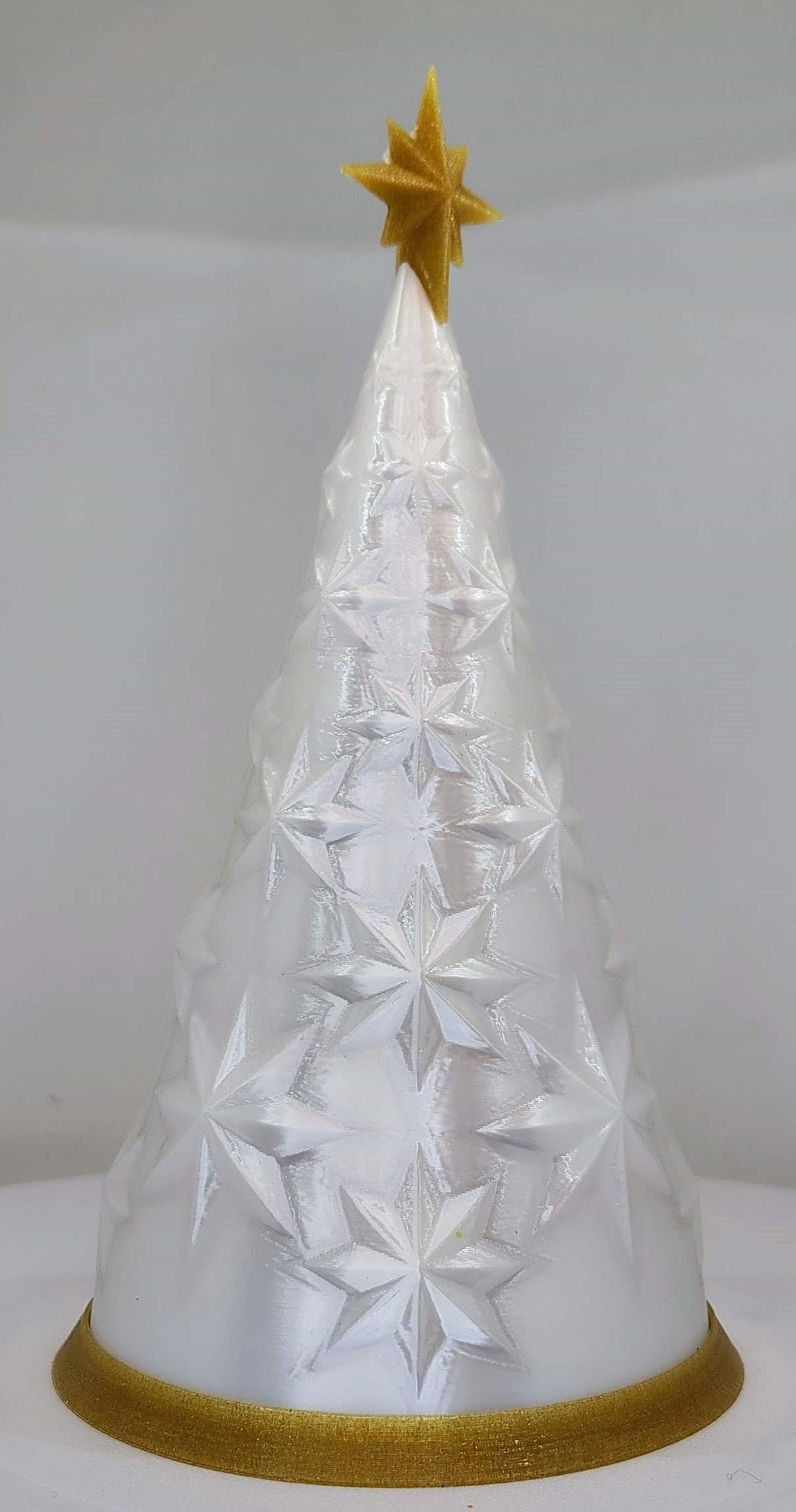 Christmas Tree Lamp with Star Pattern