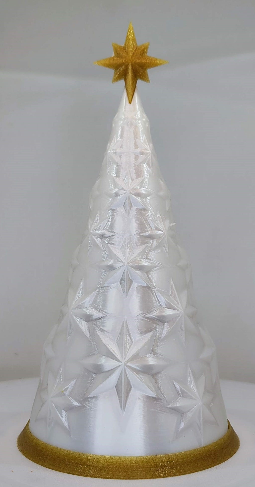 Christmas Tree Lamp with Star Pattern
