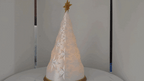 Christmas Tree Lamp with Star Pattern