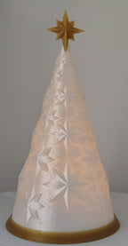 Christmas Tree Lamp with Star Pattern