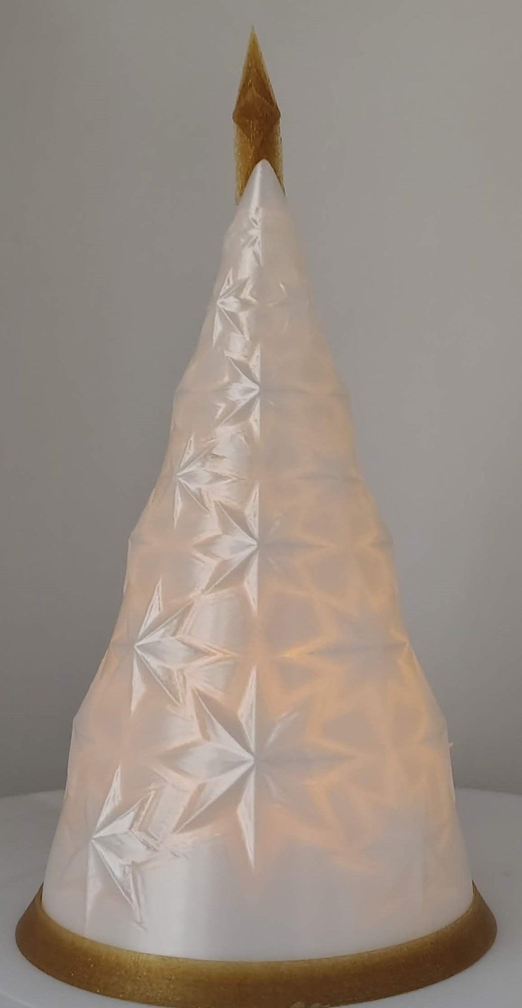 Christmas Tree Lamp with Star Pattern