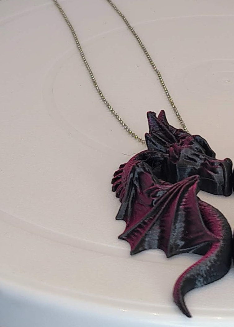 Twin Dragon Companion Necklaces