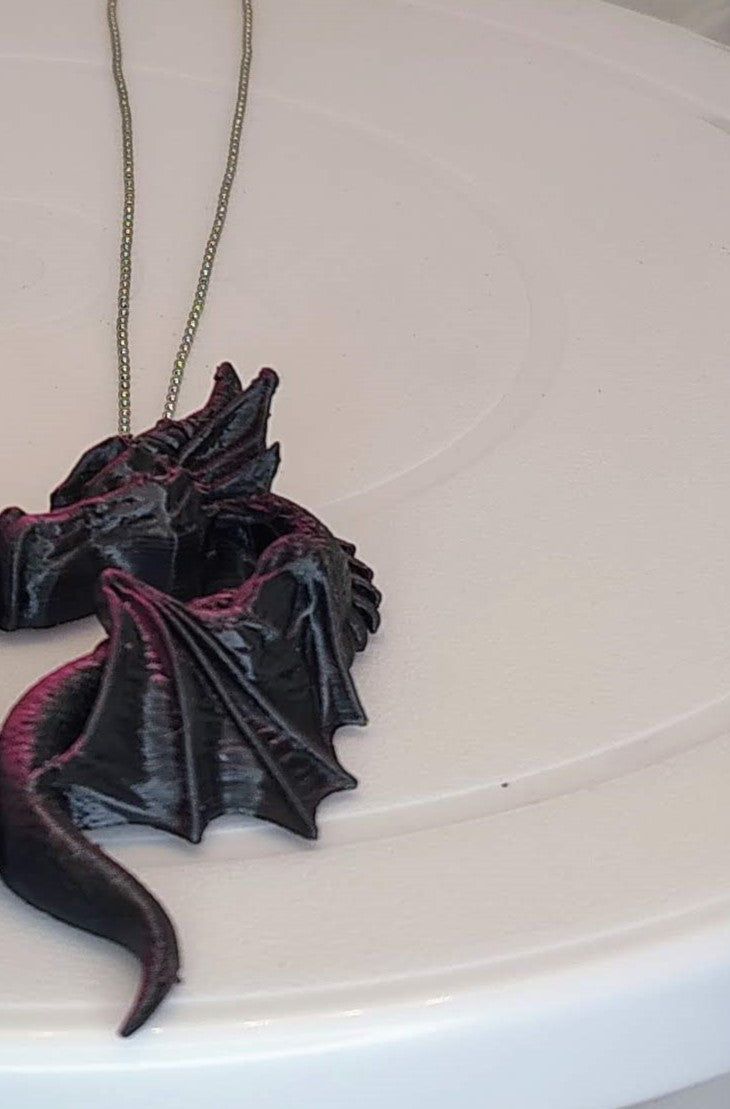 Twin Dragon Companion Necklaces