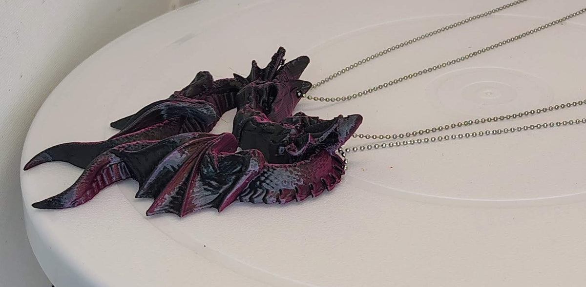 Twin Dragon Companion Necklaces
