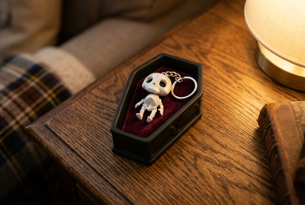 Spooky Articulating Skeleton Keychain