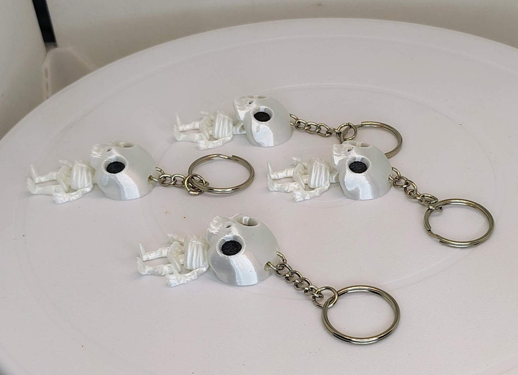 Spooky Articulating Skeleton Keychain