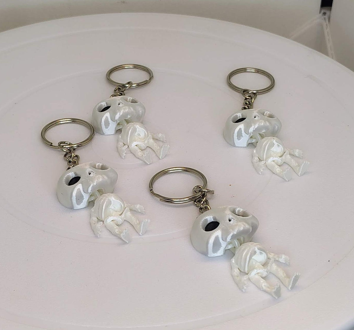 Spooky Articulating Skeleton Keychain