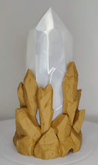 Rugged Crystal Lamp