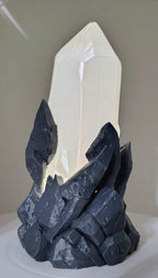 Rugged Crystal Lamp