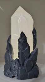 Rugged Crystal Lamp